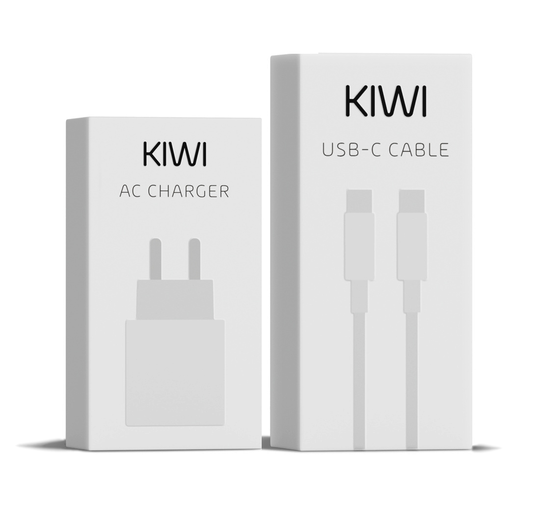 Kiwi Nabíjecí kabel a AC adapter USB-C (vaping cz)
